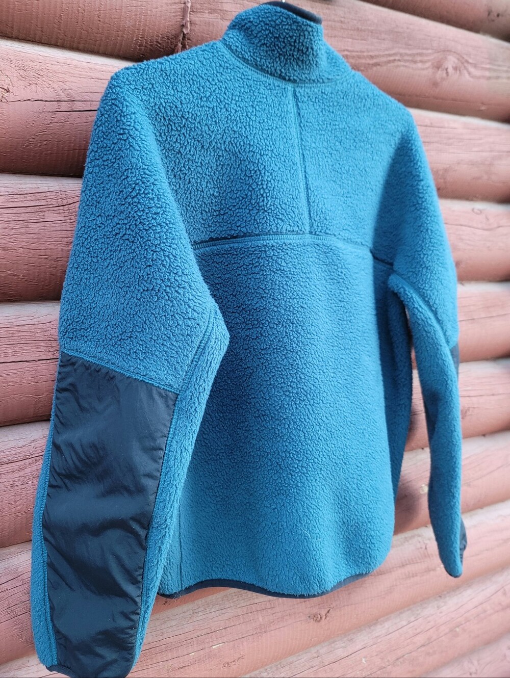 Women's Mountain Hardware Teal Hicamp Pullover Fleece Sweater (size MD) - Picture 11 of 13